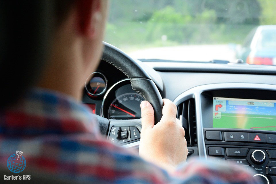 GPS in a car