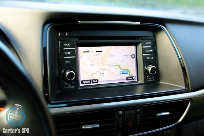 In-dash GPS navigation system